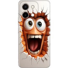 Senada Vivo Y28 Kılıf Desenli Baskılı Tpu Rubber Kapak Funny