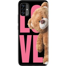 Reeder P13 Blue Max Pro Lite 2022 Kılıf Desenli Baskılı Tpu Rubber Kapak Love Teddy