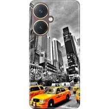 Adasena Vivo Y27 Kılıf Desenli Baskılı Tpu Rubber Kapak Newyork Aşkı