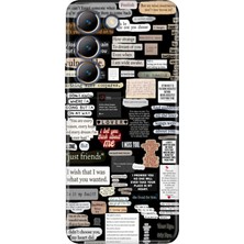 Adasena Vivo V30 Lite Kılıf Desenli Baskılı Tpu Rubber Kapak Küpür