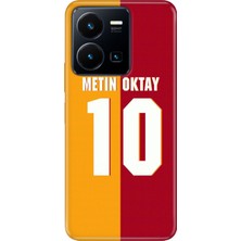 Vivo Y22S Y35 Kılıf Desenli Baskılı Tpu Rubber Kapak Metin Oktay