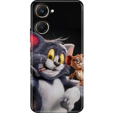 Senada Vivo Y18 Kılıf Desenli Baskılı Tpu Rubber Kapak Jerry And-Tom