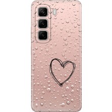 Senada Infinix Hot 50 Pro 4g Kılıf Desenli Baskılı Tpu Rubber Kapak Kalbim