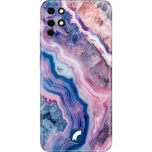 Senada Reeder S19 Max Kılıf Desenli Baskılı Tpu Rubber Kapak Flues Ametist