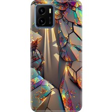 Senada Vivo Y15S Kılıf Desenli Baskılı Tpu Rubber Kapak Bonito