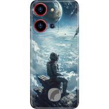 Senada Reeder S19 Max Pro S Zoom Kılıf Desenli Baskılı Tpu Rubber Kapak Galaksi Manzara