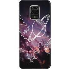 Senada Xiaomi Redmi Note 9 Pro Kılıf Desenli Baskılı Tpu Rubber Kapak Gezegenler