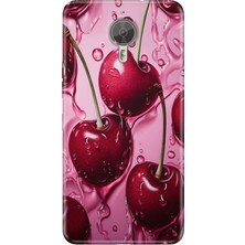 Senada General Mobile Gm 5 Plus Kılıf Desenli Baskılı Tpu Rubber Kapak Kirazın Dansı