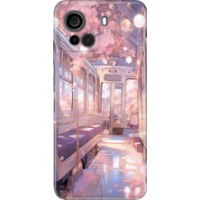 Casper Via F30 Kılıf Desenli Baskılı Tpu Rubber Kapak Romantik Tren