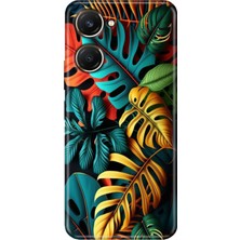 Adasena Vivo Y18 Kılıf Desenli Baskılı Tpu Rubber Kapak Renkli Orman