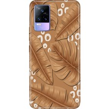 Adasena Vivo V21E Kılıf Desenli Baskılı Tpu Rubber Kapak Olivegarden