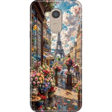 Senada General Mobile Gm 8 Kılıf Desenli Baskılı Tpu Rubber Kapak Baharda Paris