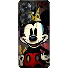Senada Oppo Reno 11F Kılıf Desenli Baskılı Tpu Rubber Kapak King-Mickey