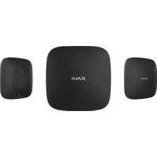 AJAX Rex 2 Fotoğraf Doğrulama Desteğine Sahip Radyo Sinyali Menzil Genişletici Siyah