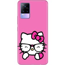 Senada Vivo V21 Kılıf Desenli Baskılı Tpu Rubber Kapak Kitty/go