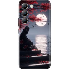Adasena Vivo V30 Lite Kılıf Desenli Baskılı Tpu Rubber Kapak Yakuza