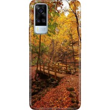 Senada Vivo Y51 Kılıf Desenli Baskılı Tpu Rubber Kapak Kasımda Aşk