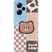 Senada Xiaomi Poco X5 Pro 5g Kılıf Desenli Baskılı Tpu Rubber Kapak Ayıcık