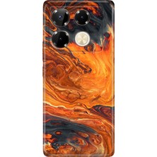Adasena Infinix Note 40 Pro 5g Kılıf Desenli Baskılı Tpu Rubber Kapak Lav