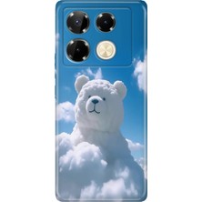 Adasena Infinix Note 40 Pro 5g Kılıf Desenli Baskılı Tpu Rubber Kapak Teddy Cloud