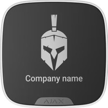 AJAX StreetSiren DoubleDeck Jeweller Ön Panel için Kablosuz Siren Siyah