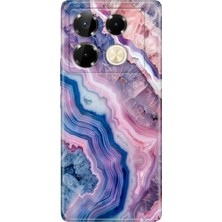Senada Infinix Note 40 Pro 5g Kılıf Desenli Baskılı Tpu Rubber Kapak Flues Ametist