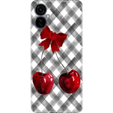 Senada Tecno Camon 19 Neo Kılıf Desenli Baskılı Tpu Rubber Kapak Kiraz Masası