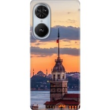 Senada Reeder S19 Max Pro S Edge Kılıf Desenli Baskılı Tpu Rubber Kapak Kız Kulesi