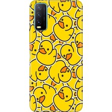 Senada Vivo Y11S Y20 Y20S Kılıf Desenli Baskılı Tpu Rubber Kapak Civcivler