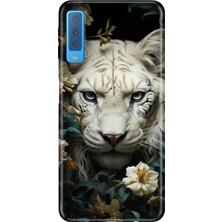 Senada Samsung Galaxy A7 2018 Kılıf Desenli Baskılı Tpu Rubber Kapak Aslan