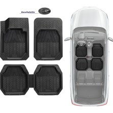 Wehhler Chevrolet Captiva 2013-2014-2015-2016-2017-2018 Kesilebilir Havuzlu Esnek Paspas