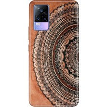 Adasena Vivo V21E Kılıf Desenli Baskılı Tpu Rubber Kapak Matmax