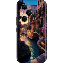 Adasena Honor 400 Pro Kılıf Desenli Baskılı Tpu Rubber Kapak Venedik