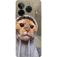 Adasena General Mobile Era 50 Kılıf Desenli Baskılı Tpu Rubber Kapak Selfie Kedicik