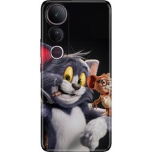 Senada Vivo V50 Lite Kılıf Desenli Baskılı Tpu Rubber Kapak Jerry And-Tom