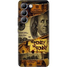 Adasena Vivo V30 Lite Kılıf Desenli Baskılı Tpu Rubber Kapak Money