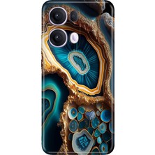 Senada Oppo Reno 13 Pro Kılıf Desenli Baskılı Tpu Rubber Kapak Arew Mermer