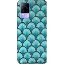 Senada Vivo V21E Kılıf Desenli Baskılı Tpu Rubber Kapak Fish Scale 468