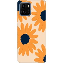 Senada Vivo Y15S Kılıf Desenli Baskılı Tpu Rubber Kapak Flower Draw