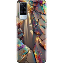 Senada Vivo Y51 Kılıf Desenli Baskılı Tpu Rubber Kapak Bonito