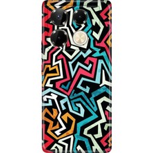Senada Infinix Note 40 Pro 5g Kılıf Desenli Baskılı Tpu Rubber Kapak Graffiti