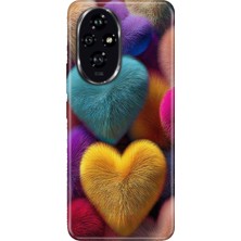 Senada Honor 200 Pro Kılıf Desenli Baskılı Tpu Rubber Kapak Fluffy