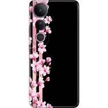 Adasena Vivo V50 Lite Kılıf Desenli Baskılı Tpu Rubber Kapak Natural