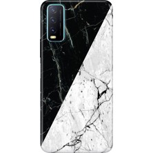 Adasena Vivo Y11S Y20 Y20S Kılıf Desenli Baskılı Tpu Rubber Kapak Mermer