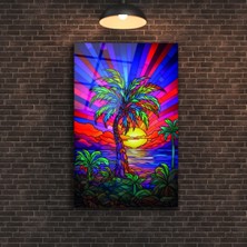 Marsilyan Vitray Ağaç Cam Tablo