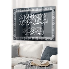 Marsilyan Kelimei Tevhid| Dini Temalı Cam Tablo | 50X70 cm