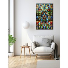 Marsilyan Vitray Modern Desenler Cam Tablo