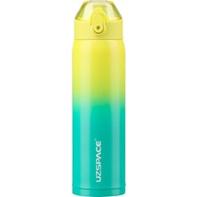 Uzspace 680 ml Yalıtımlı Paslanmaz Çelik Termos Gradyan Sarı