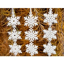 Szd Design 9'lu Kar Tanesi Yılbaşı Dekorasyon Süsü Seti