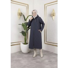 Tilbe Kadın Büyük Beden Mevsimlik  Örme Kapitone Ceket/mont